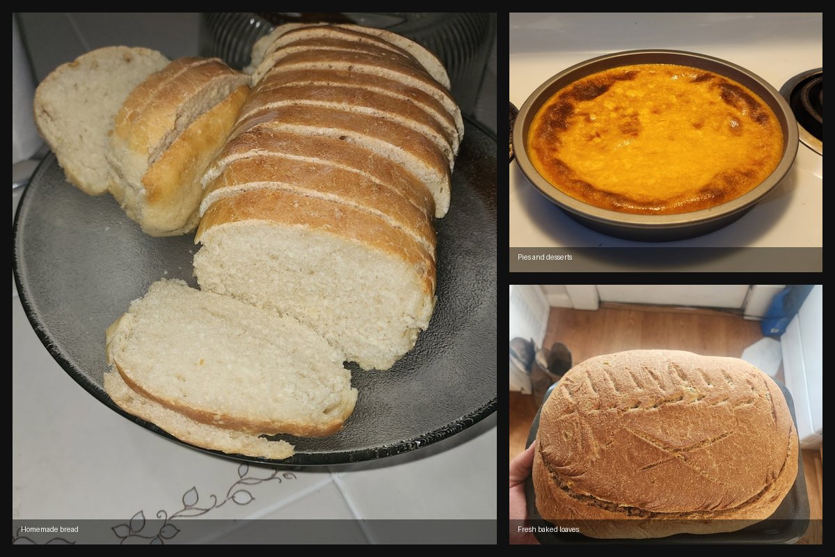 Country kitchen requests and fresh local food